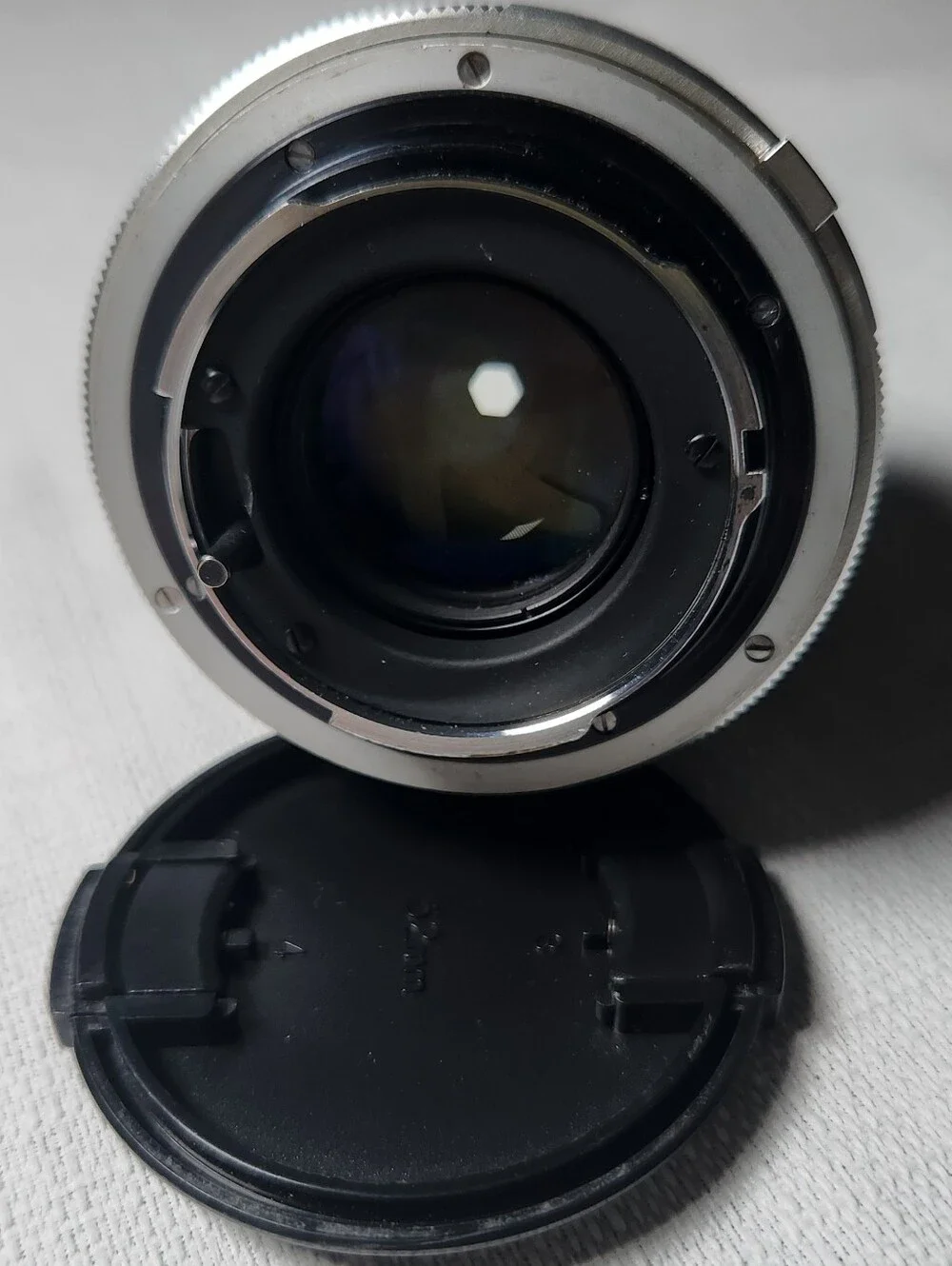 Vintage MInolta F=55mm Camera Lens - Black/Silver